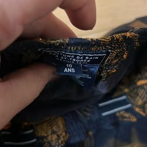 Vilebrequin swim Like New! Navy print with fish